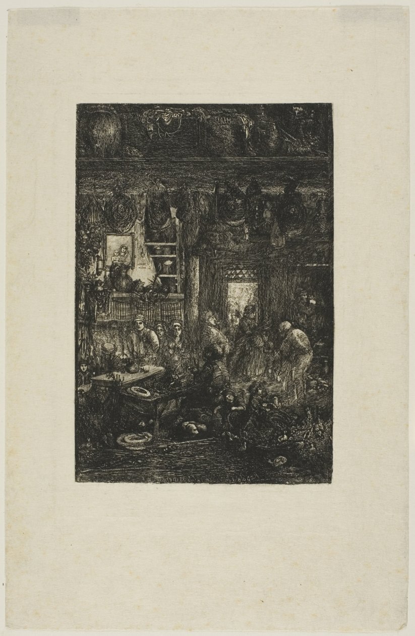 Intérieur moldave - Rodolphe Bresdin