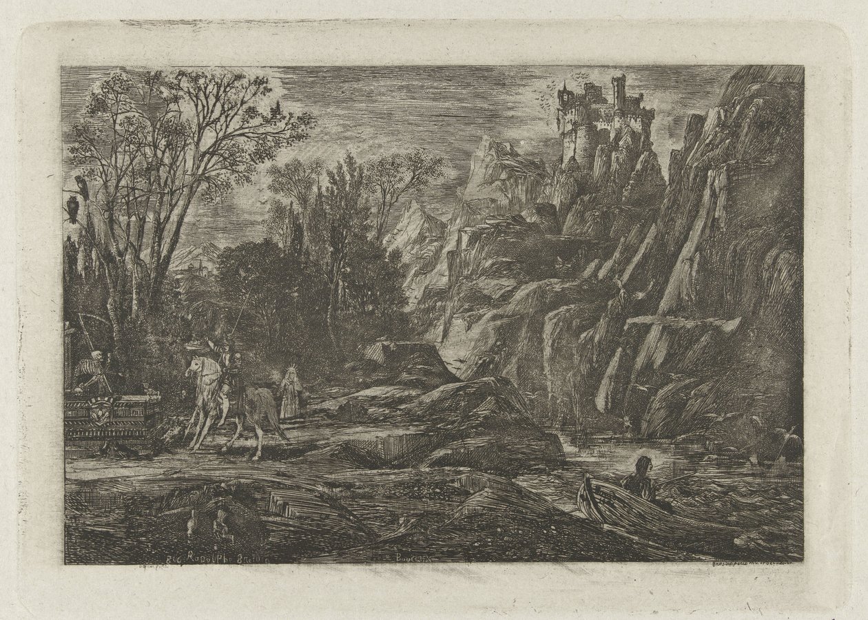 Le chevalier et la mort - Rodolphe Bresdin