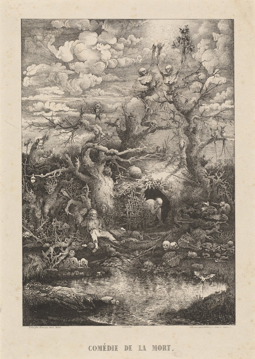 La Comédie de la Mort - Rodolphe Bresdin