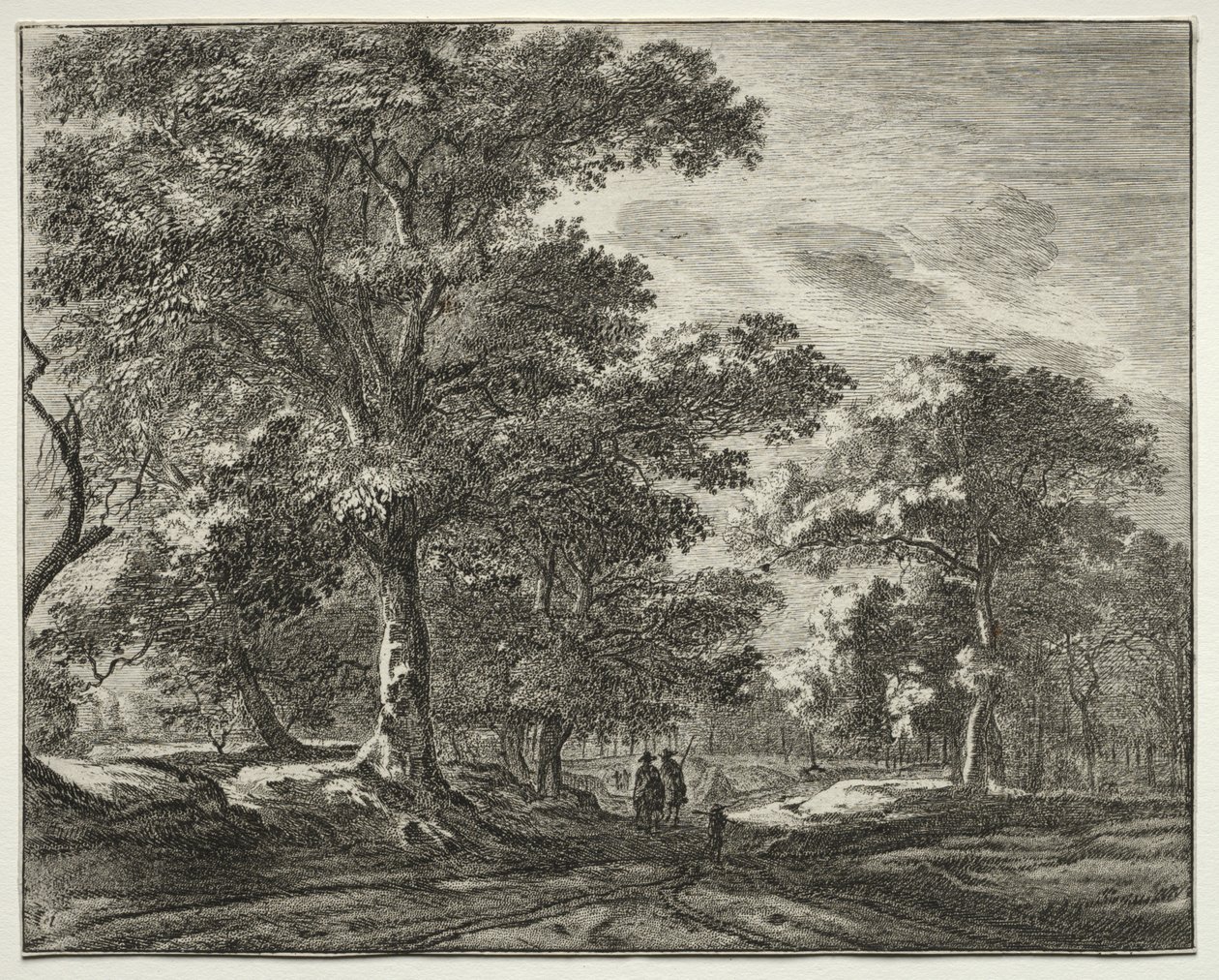 Six vues dans le bois de la Haye (série) - Roelant Roghman