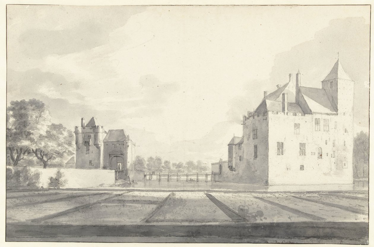 Vue de Huis Beverweerd, vu du nord-est - Roelant Roghman