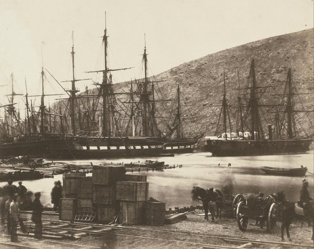 Tête du port, Balaklava, Russie - Roger Fenton