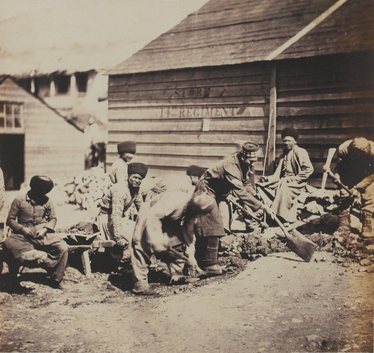 Travailleurs tartares - Roger Fenton