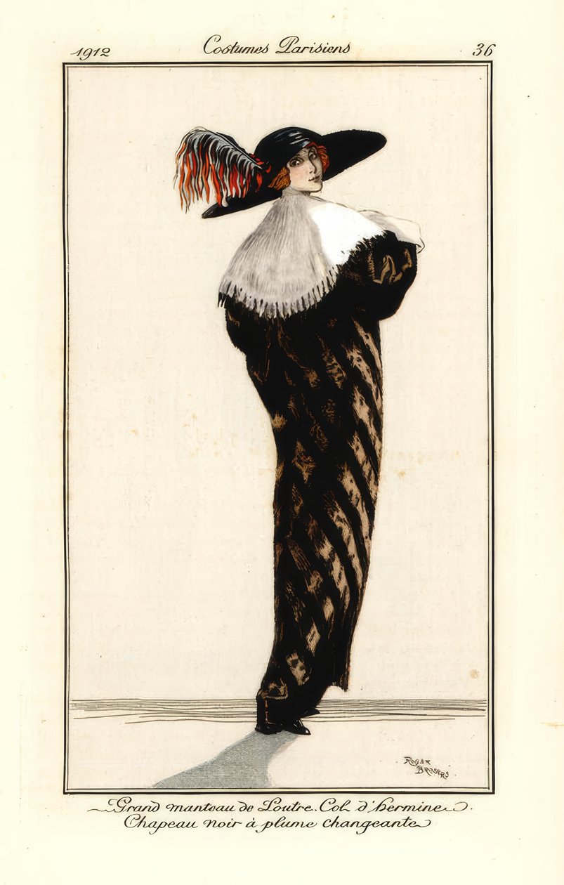 Femme vêtue d