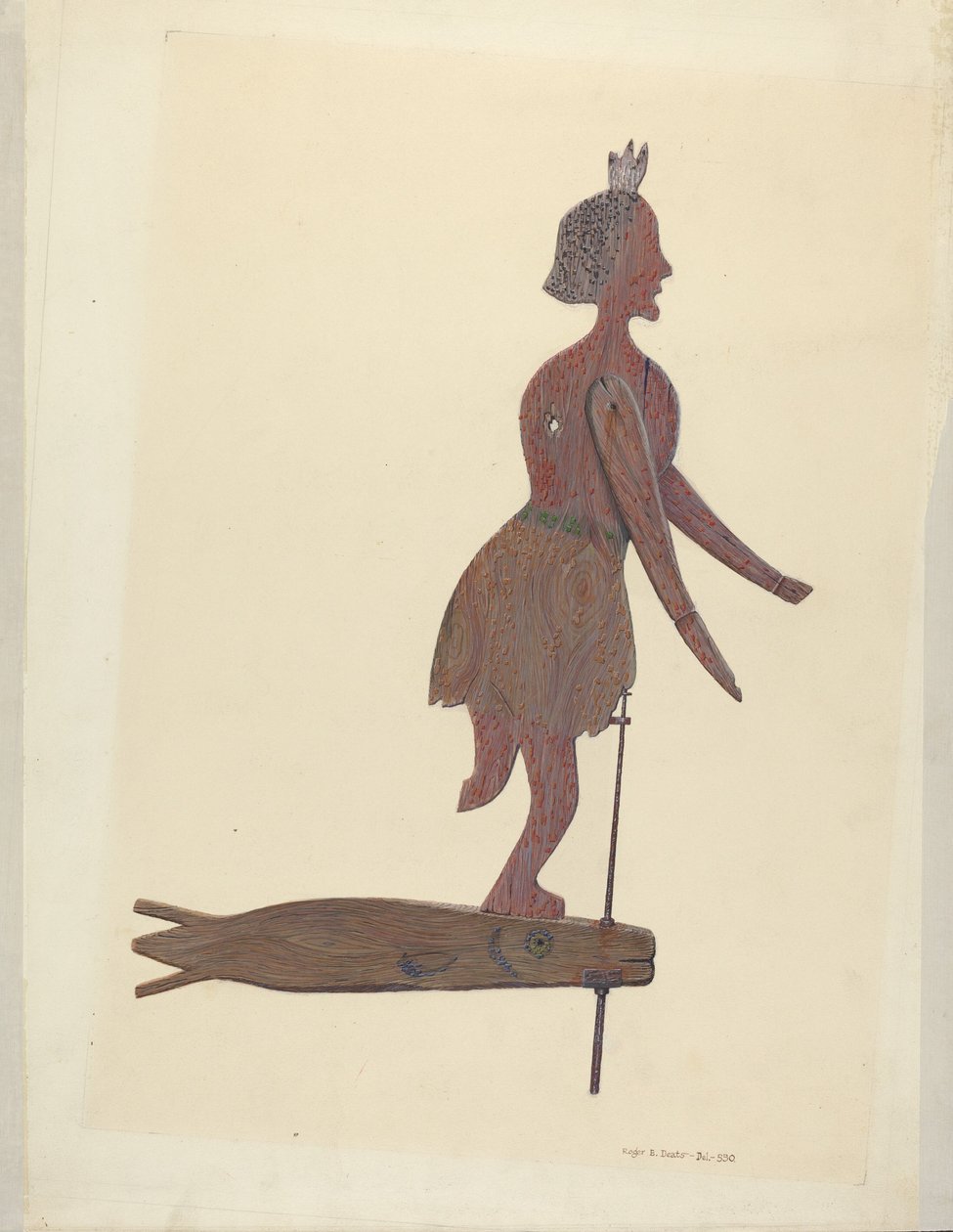 Girouette, vers 1940 - Roger Deats