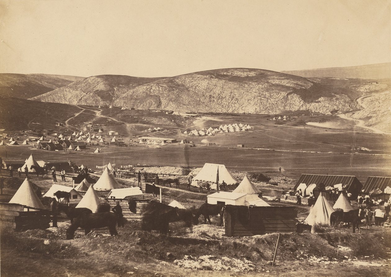 Camp du 5e régiment des gardes dragons - Roger Fenton