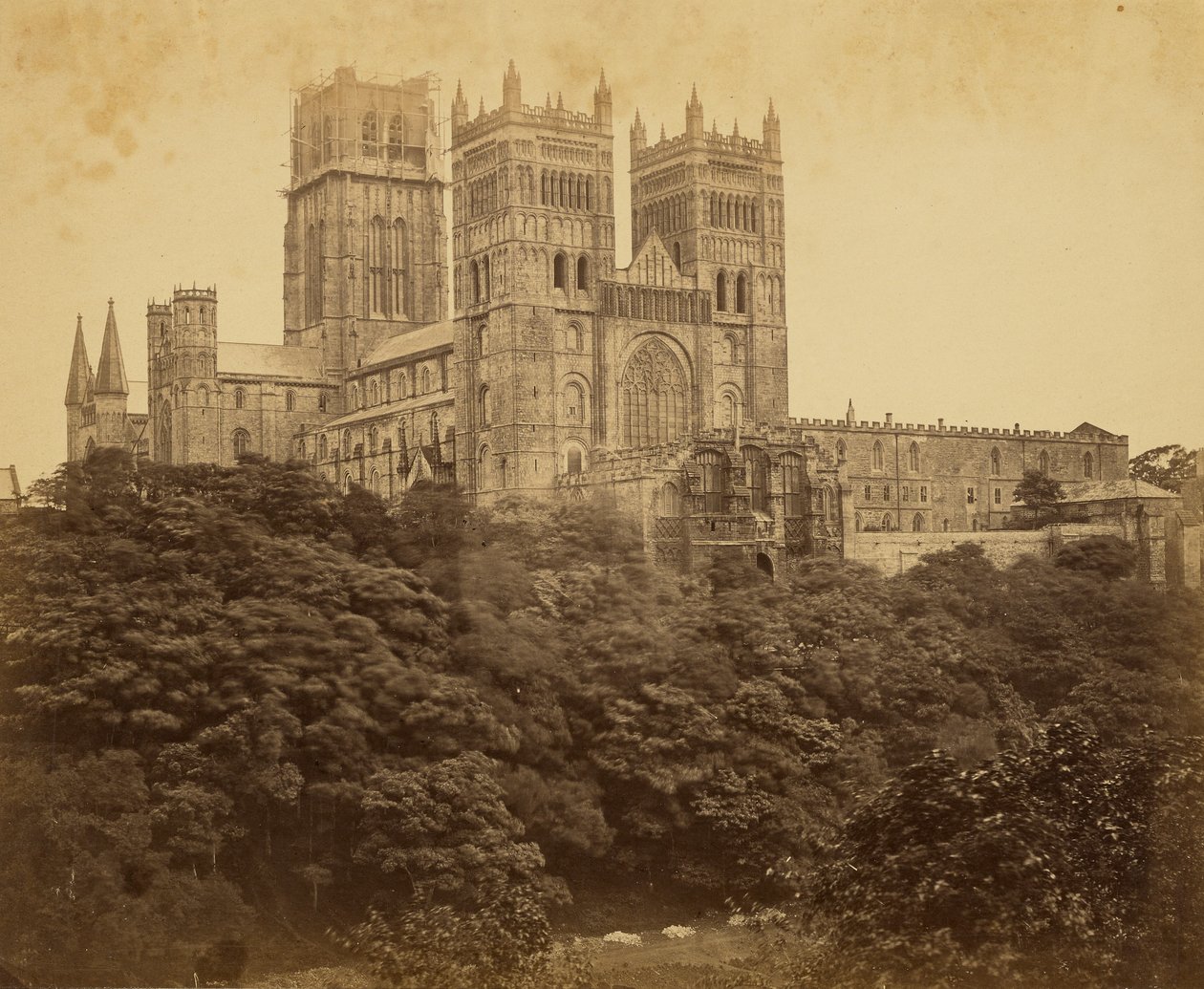 Façade ouest de Durham - Roger Fenton