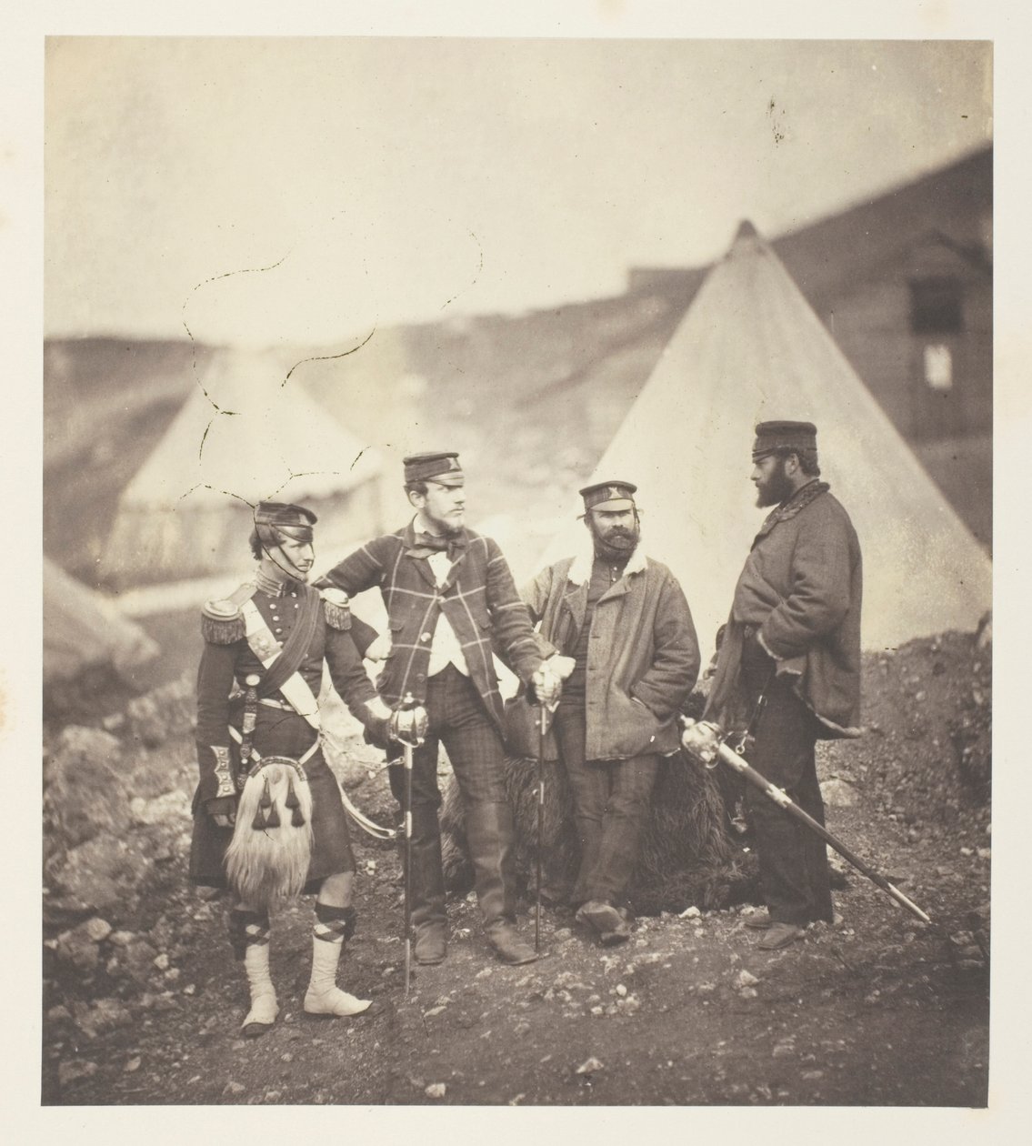 Officiers du 42e régiment des Highlanders - Roger Fenton