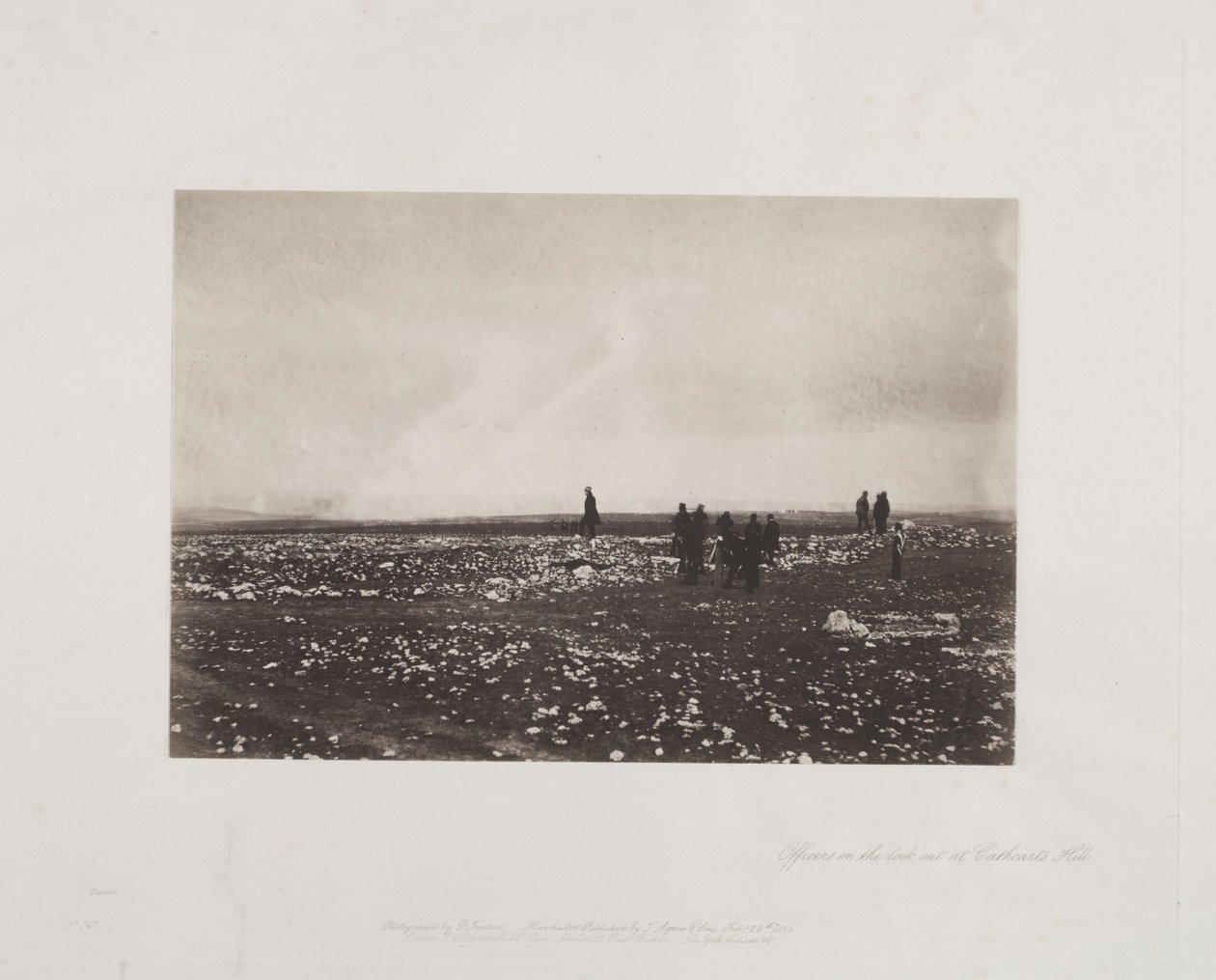 Officiers en observation à Cathcarts Hill, 1855 - Roger Fenton