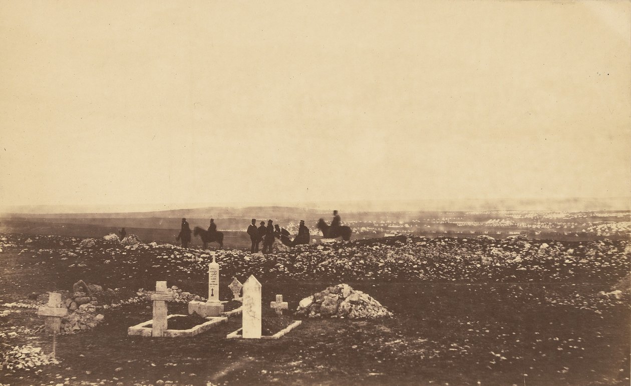 Des agents aux aguets à Cathcarts Hill - Roger Fenton