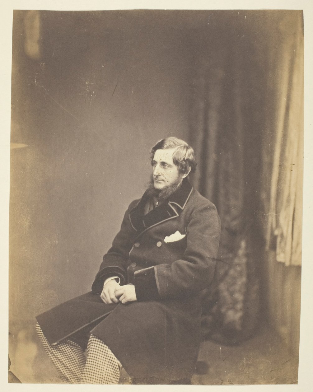 Sir J. Montagu Steele (1820-1890), secrétaire militaire, Crimée - Roger Fenton