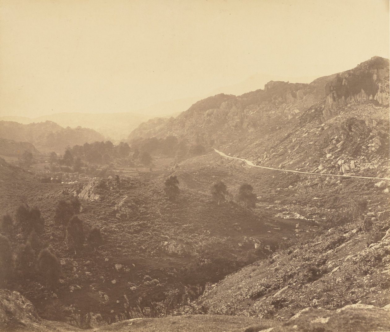 Vue de Dolwyddellan : après-midi. - Roger Fenton