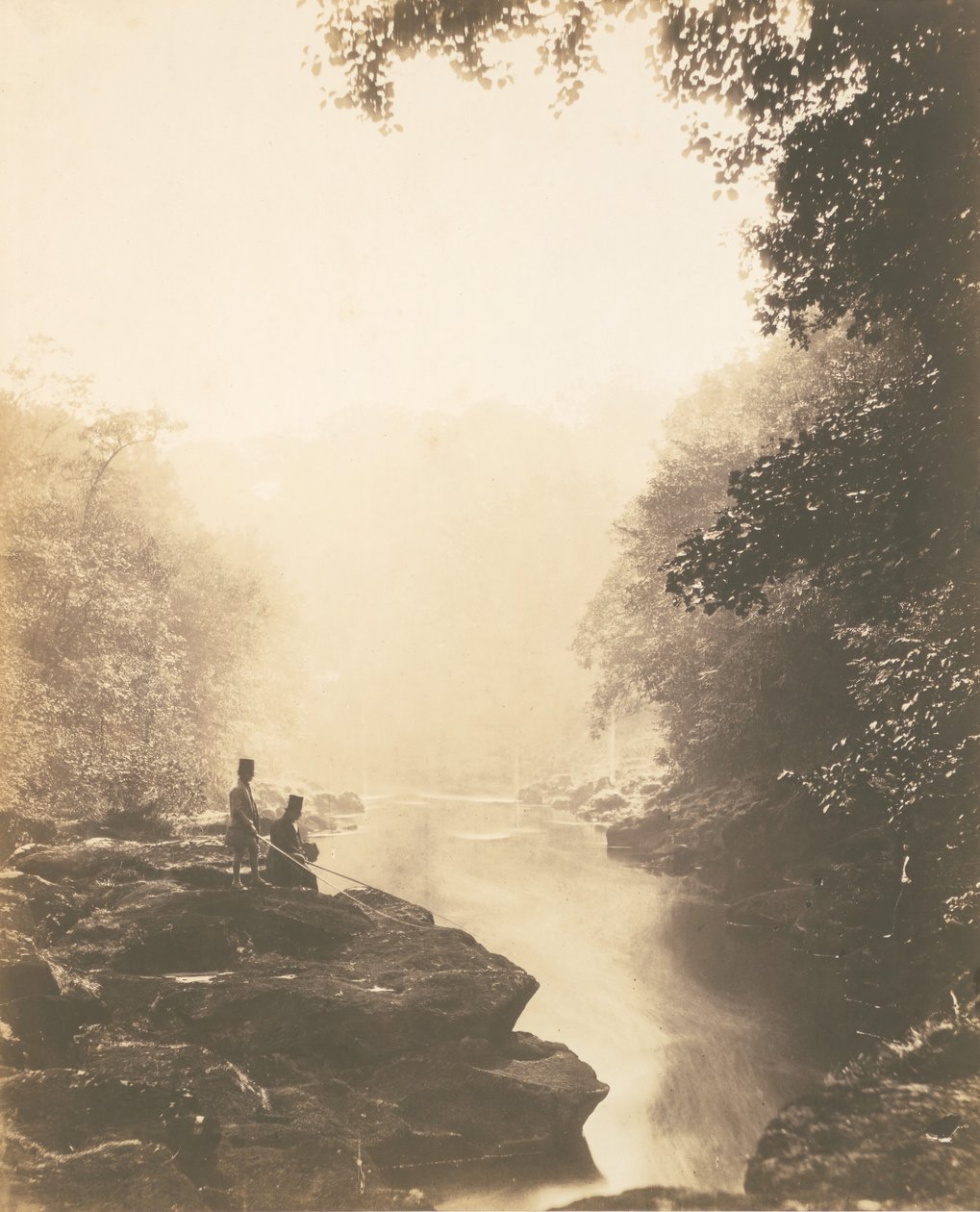 Wharfe et Pool, en dessous du Strid - Roger Fenton