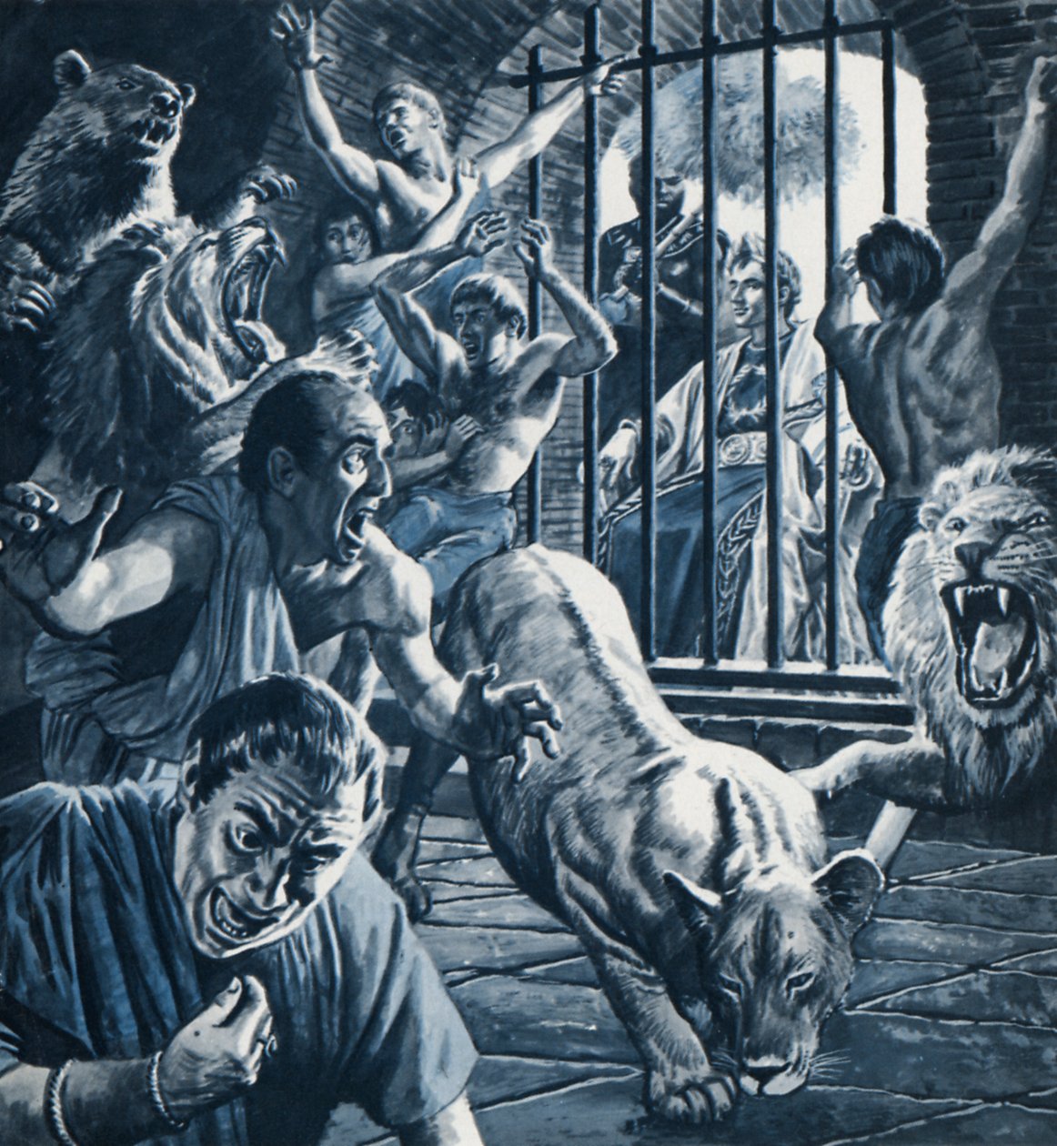 Caligula (lithographie) - Roger Payne