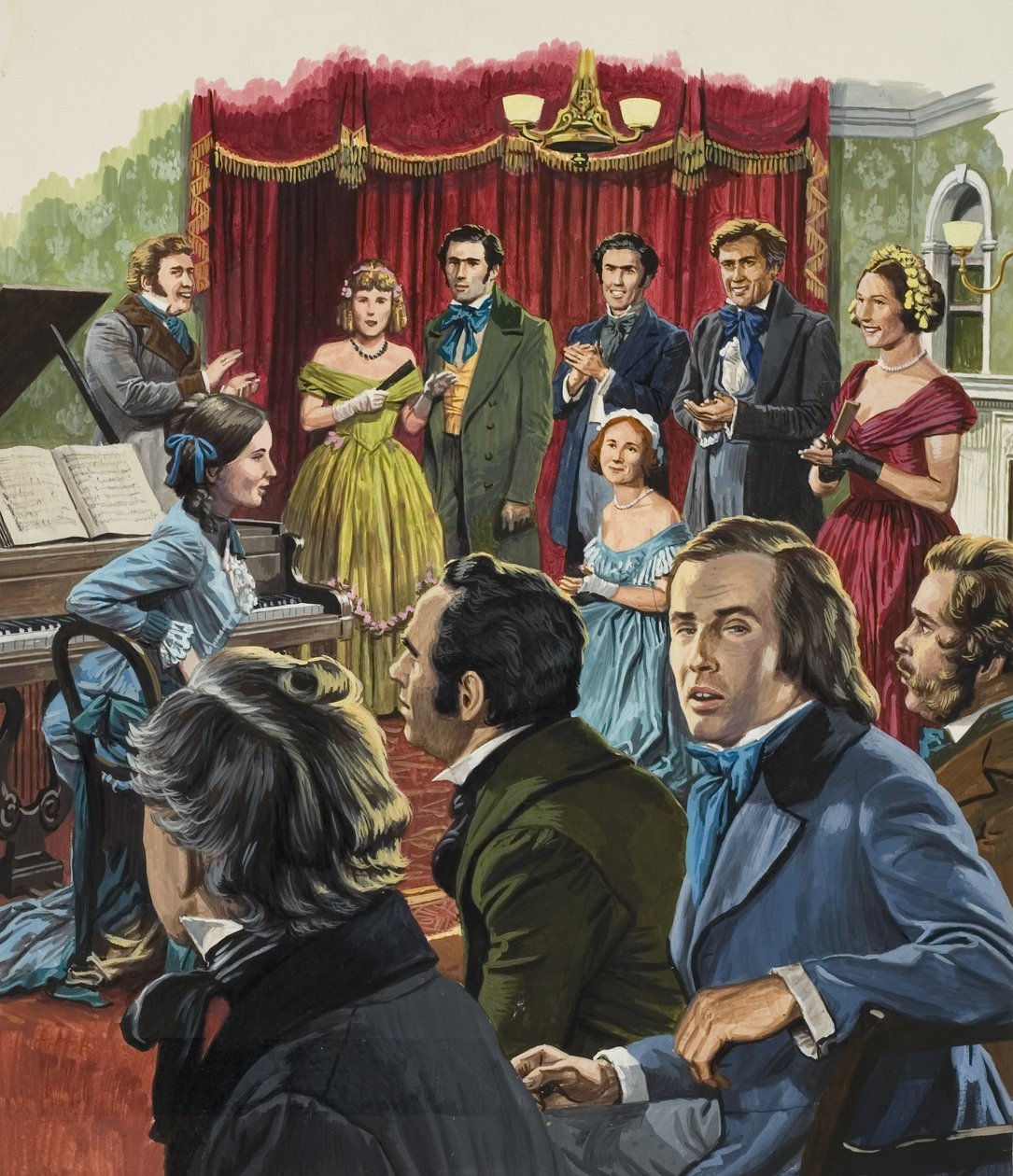 Robert Schumann (1810-1856) lors d