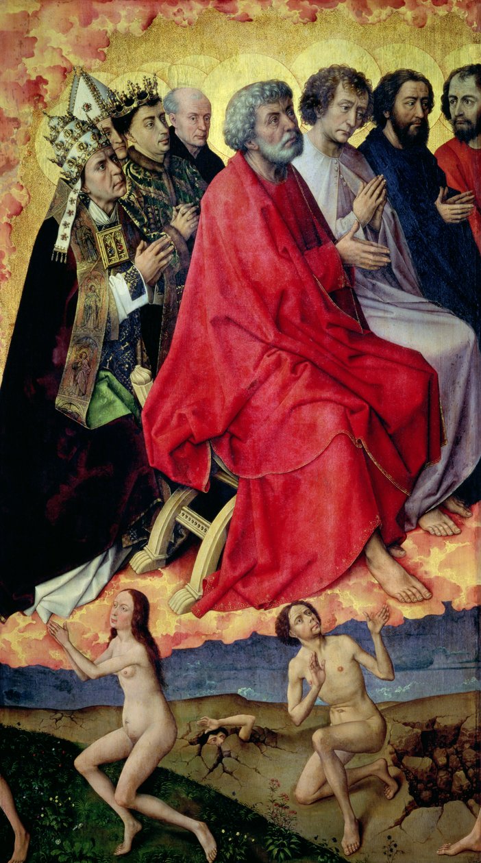 Détail de la Résurrection des morts, du Jugement dernier, vers 1445-50 - Rogier van der Weyden