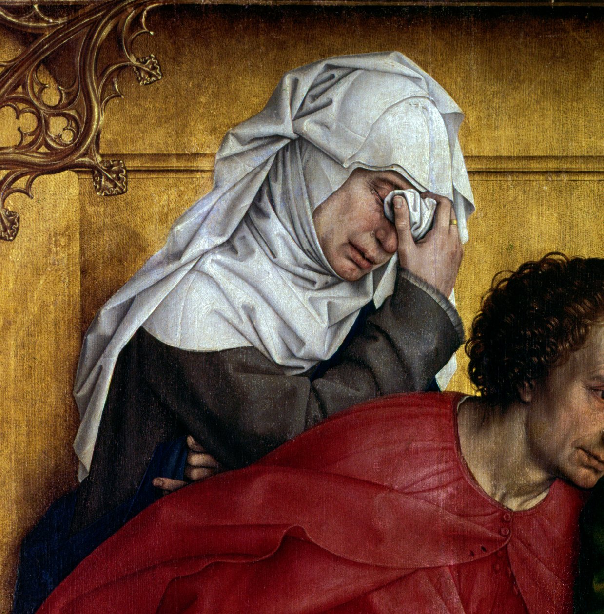 Descente de croix (détail) - Rogier van der Weyden