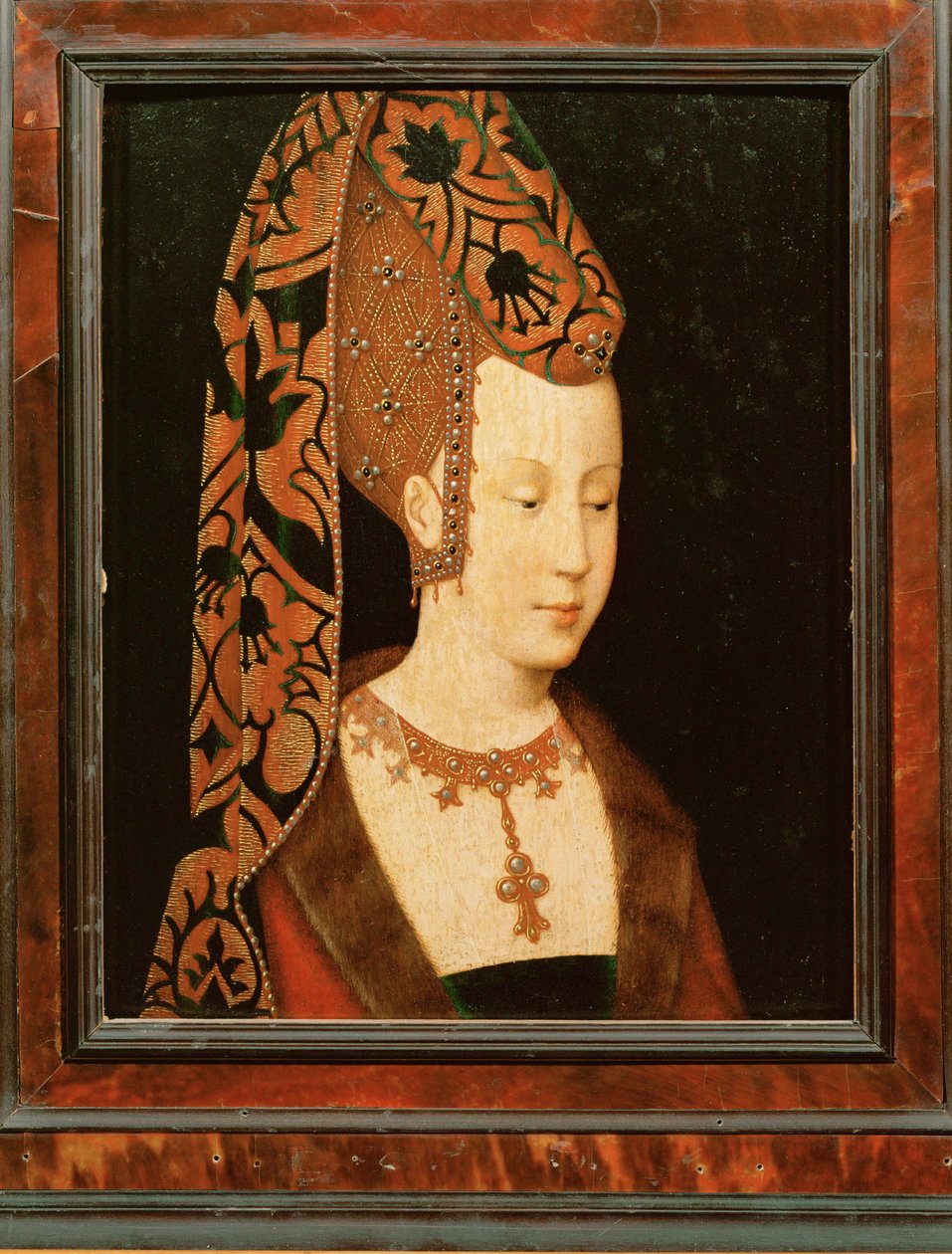 Isabelle de Bourbon, épouse de Charles le Temeraire, ou Isabelle de Portugal, épouse de Philippe le Bon - Rogier van der Weyden