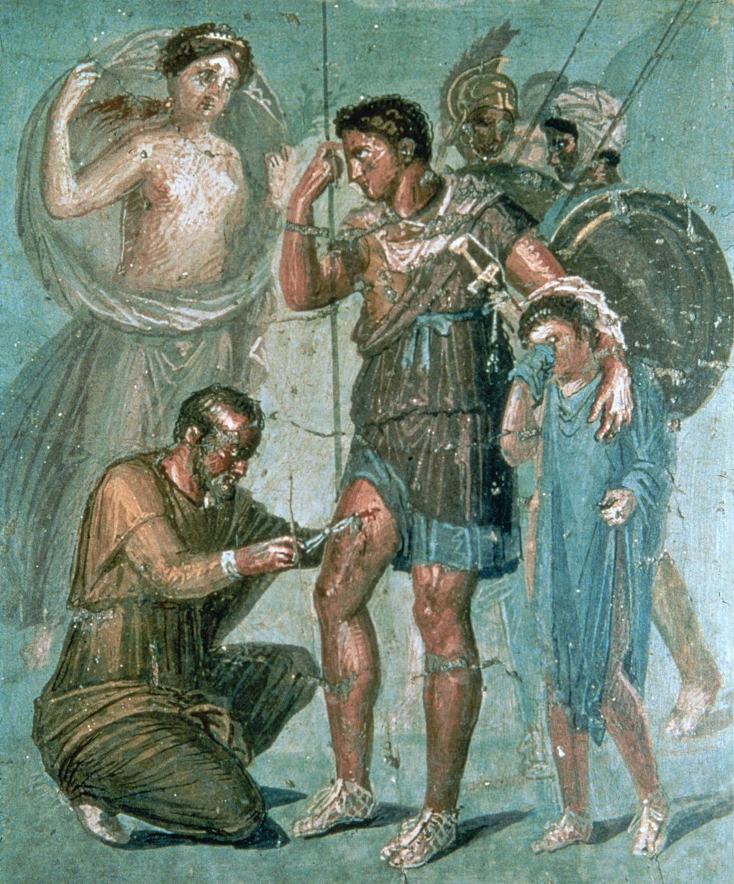 Énée blessé, de Pompéi - Roman
