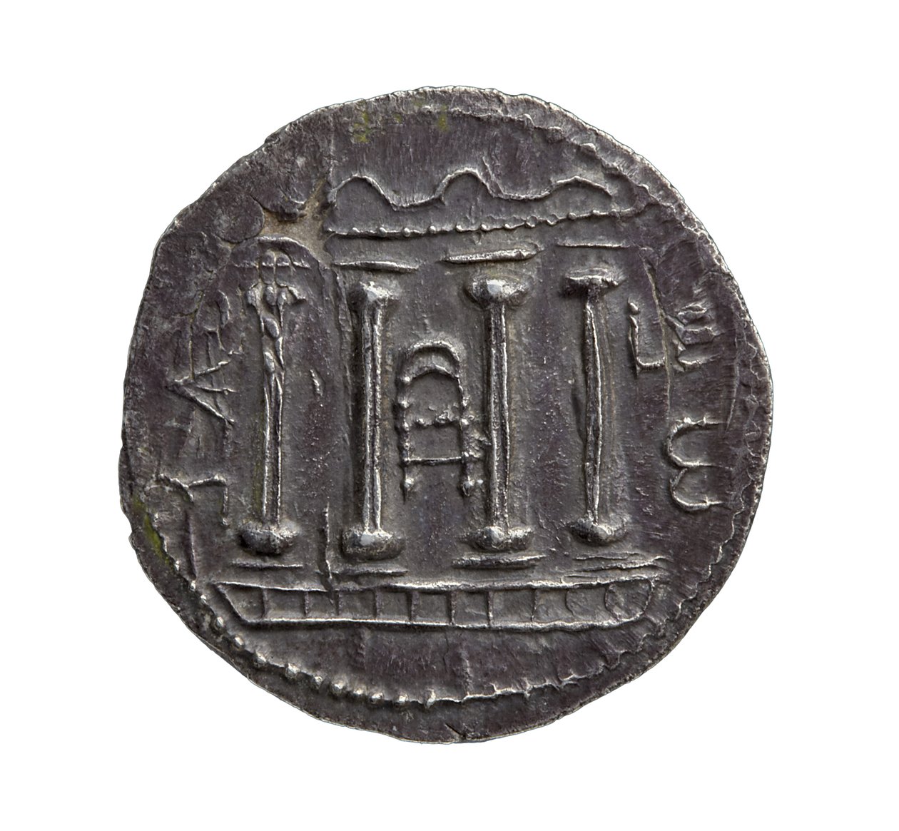 Pièce de monnaie provinciale romaine en argent de Judée, AD 132 - Roman