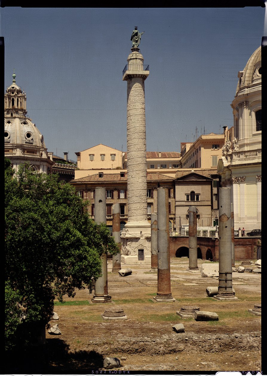 Vue de la colonne Trajane, 113 après J.-C. - Roman