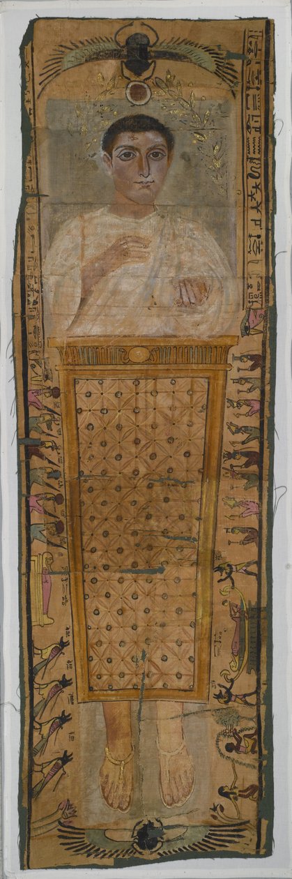 Linceul richement peint de Neferhotep, fils de Herrotiou, 100-225 après J.-C. - Roman Period Egyptian