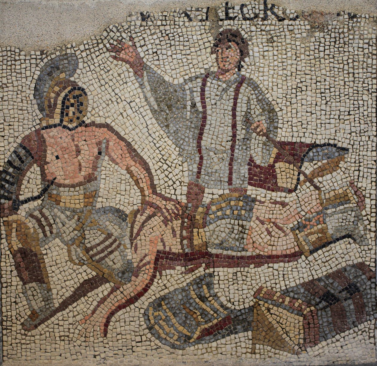 Un combat de gladiateurs avec l
