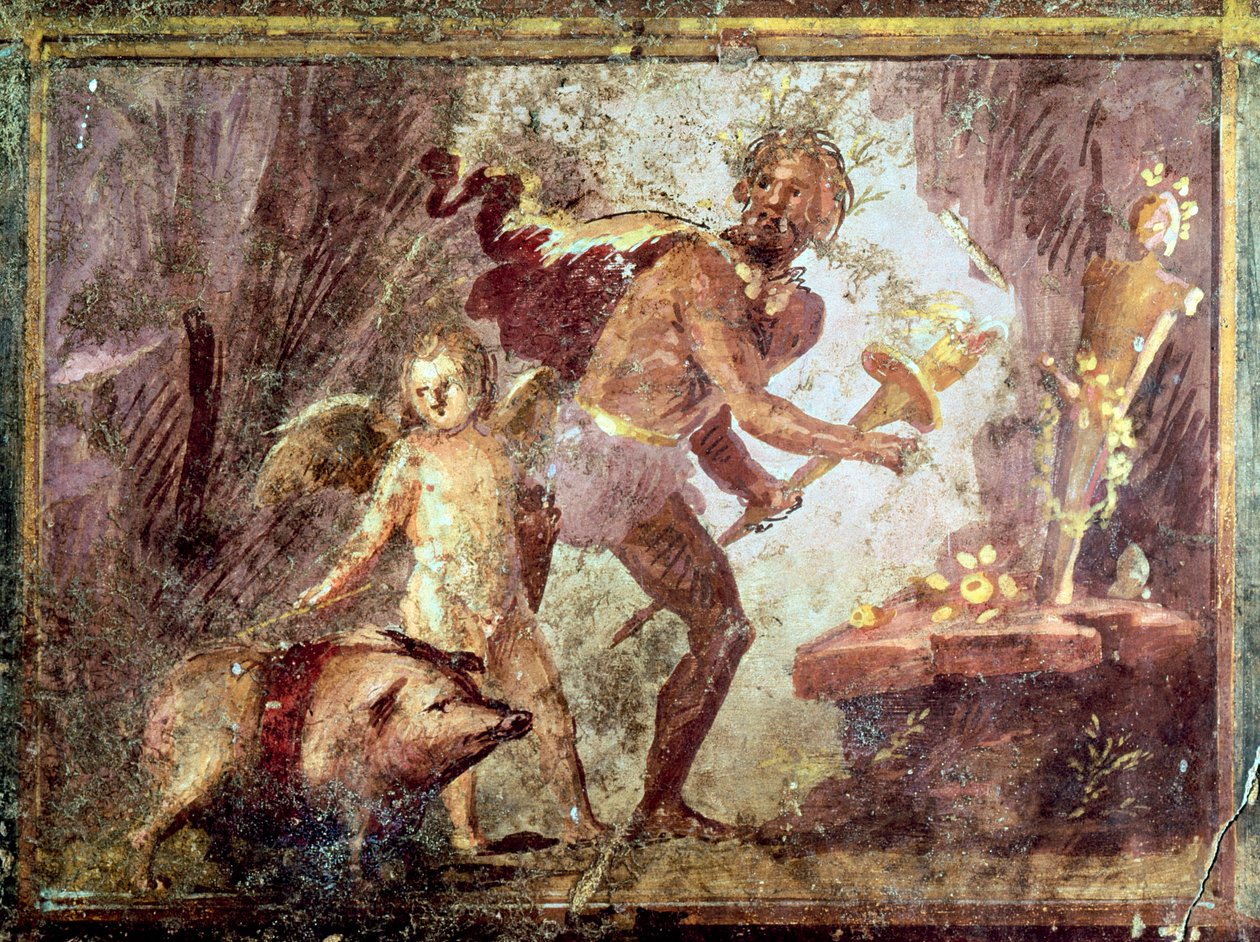 Fresque de la Villa des Mystères, Pompéi - Roman