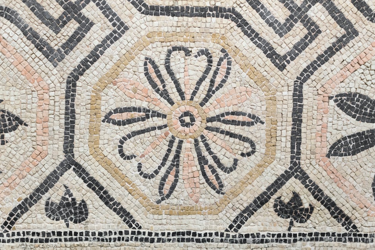 Motif géométrique de la domus de la Via san Rocchino, IIe siècle après J.-C. - Roman