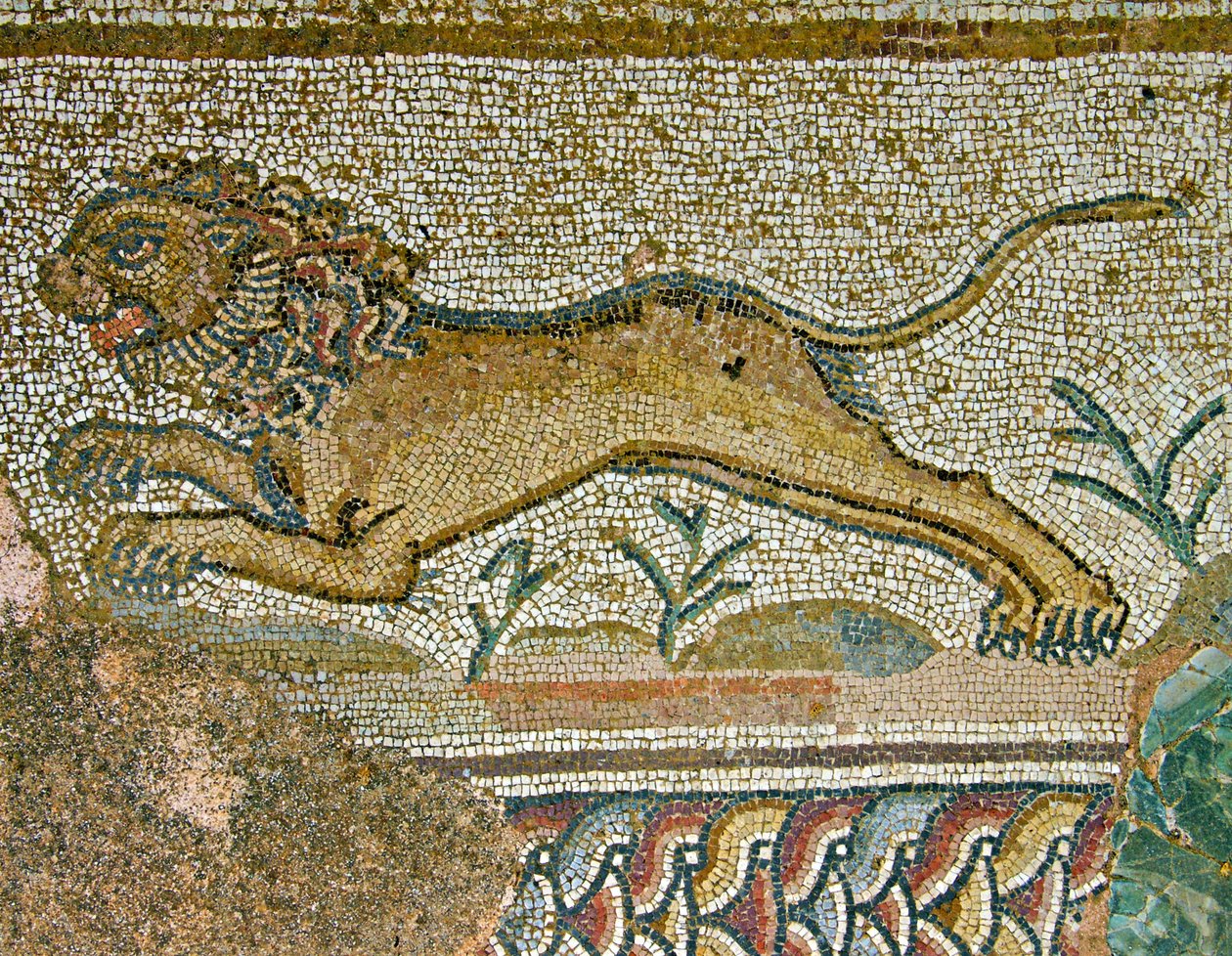 Scène de chasse, (détail) d