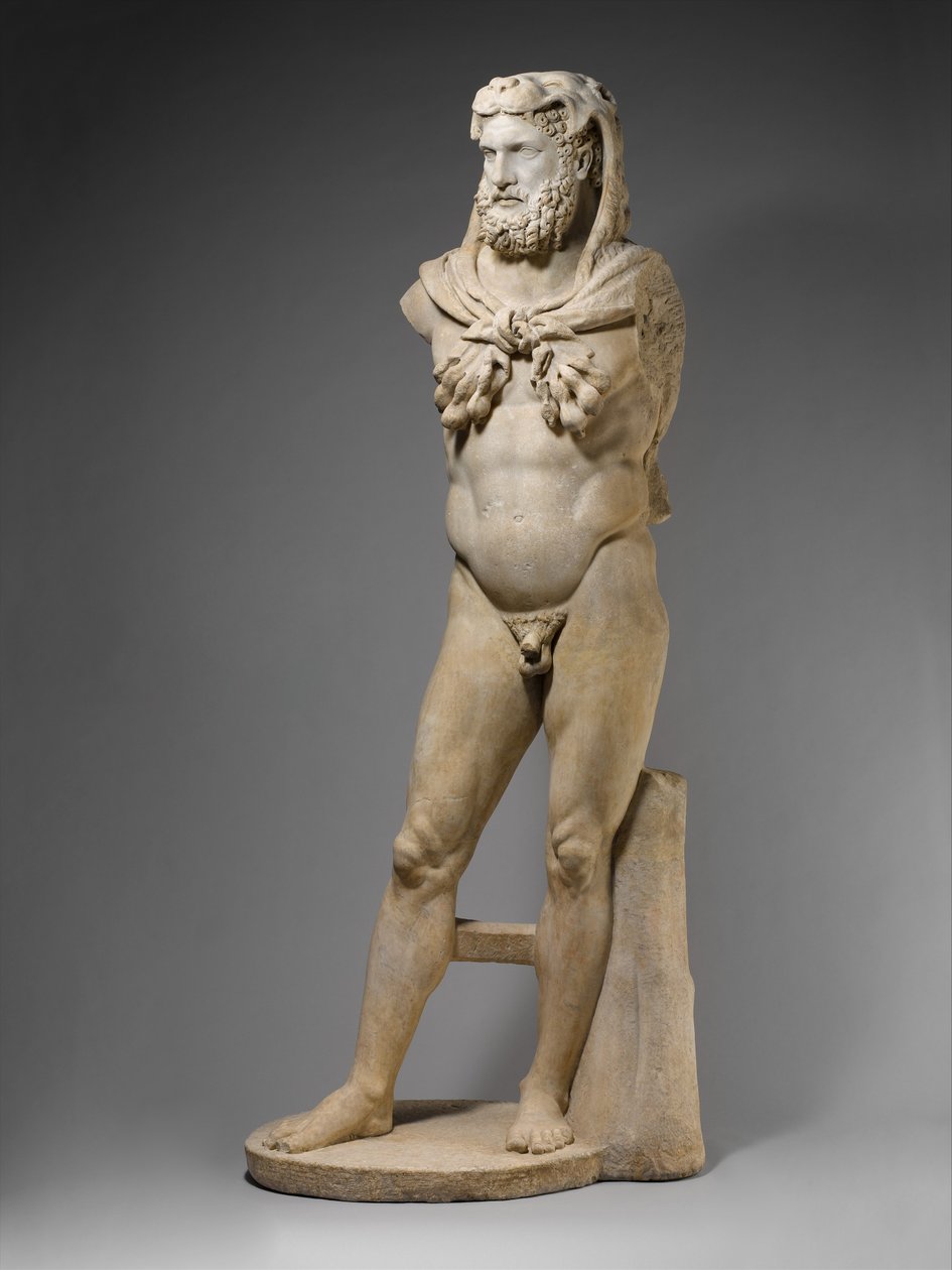 Statue en marbre d