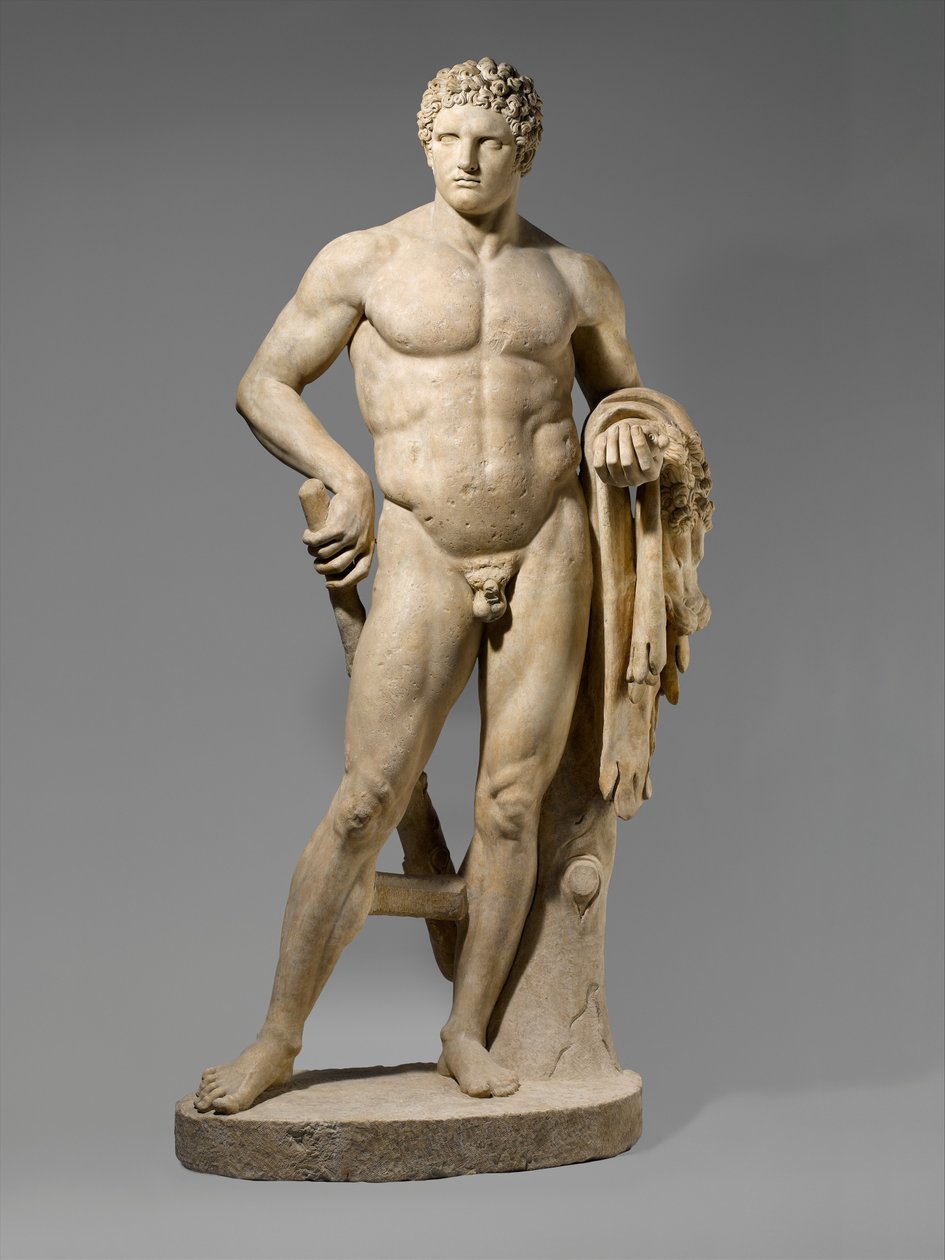 Statue en marbre d