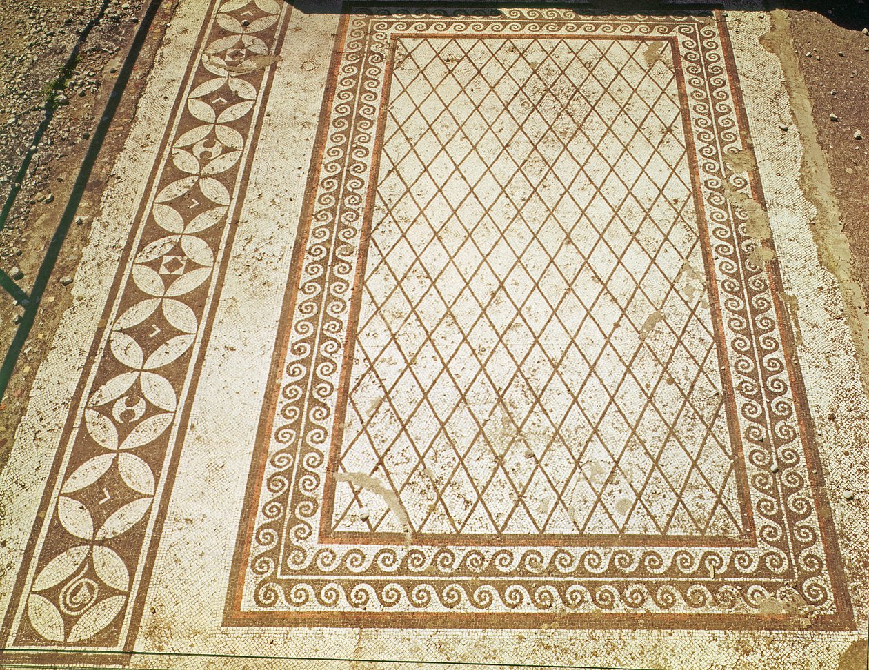 Sol en mosaïque de la Maison des Messii - Roman