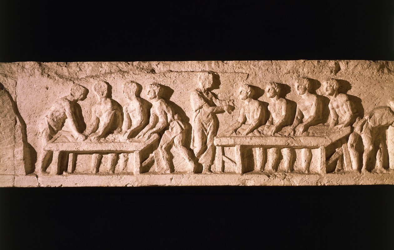 Relief représentant une boulangerie, du tombeau d