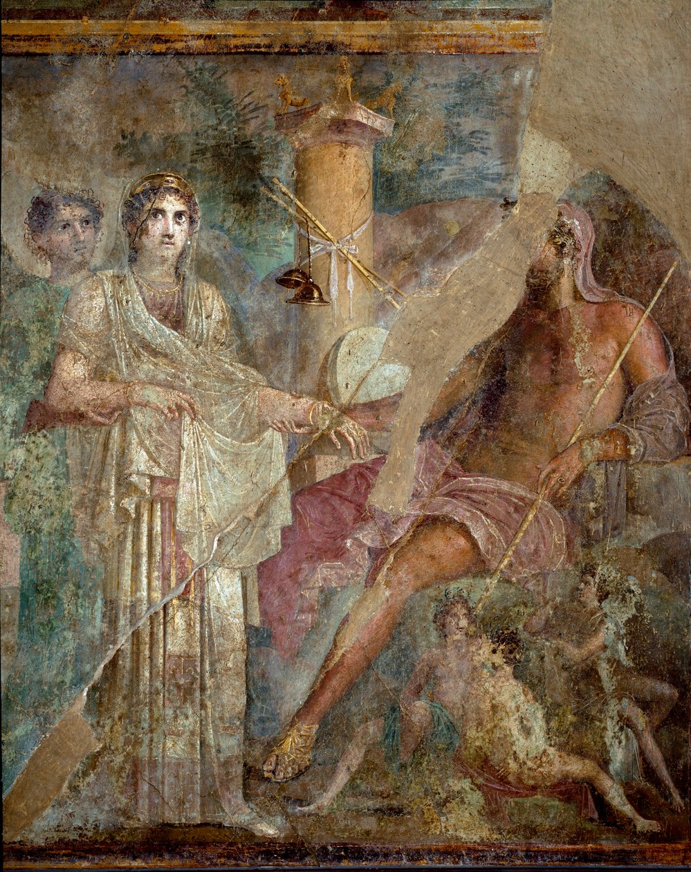 Art romain : Le mariage de Zeus et Héra sur le mont Ida - Roman