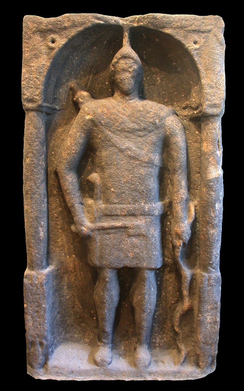 Pierre tombale romaine représentant un archer hamien (syrien), vers 125-40 après J.-C. - Roman