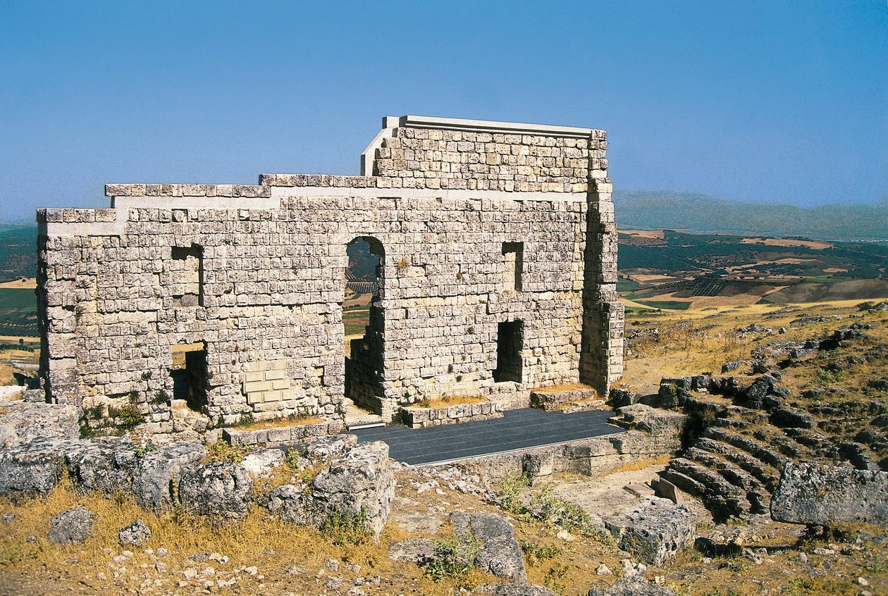 Ruines du théâtre romain, Acinipo, Ronda, Espagne - Roman
