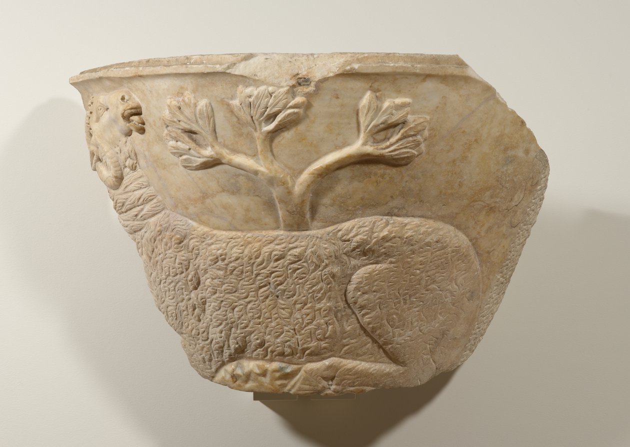 Fragment de sarcophage, 3ème siècle - Roman