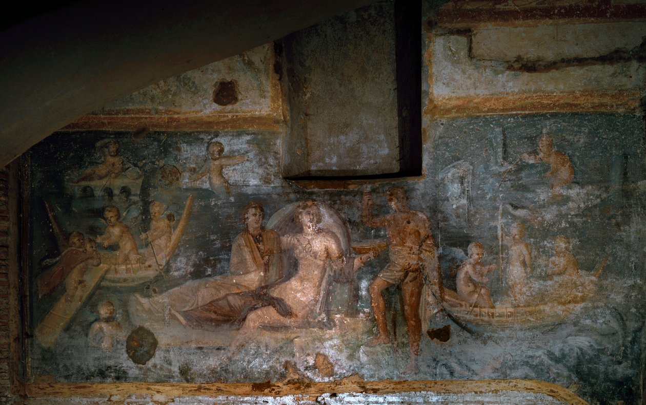 Le Retour de Proserpine des Enfers, IIe-IIIe siècle (fresque) - Roman