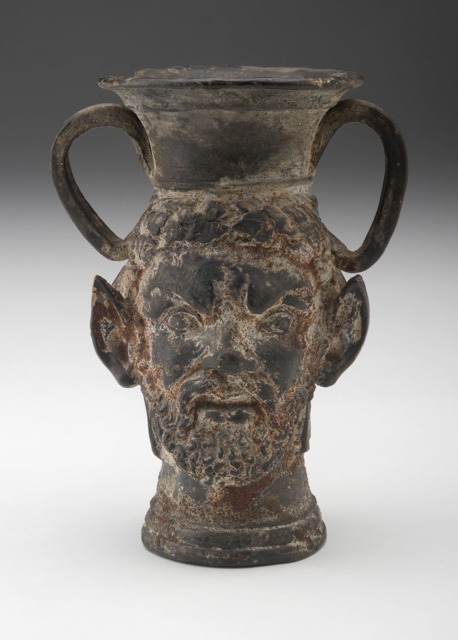 Vase Janus noir - Roman