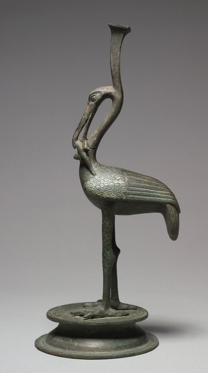Ibis mangeant un lézard, 1er siècle av. J.-C.-1er siècle apr. J.-C. - Roman Imperial Period