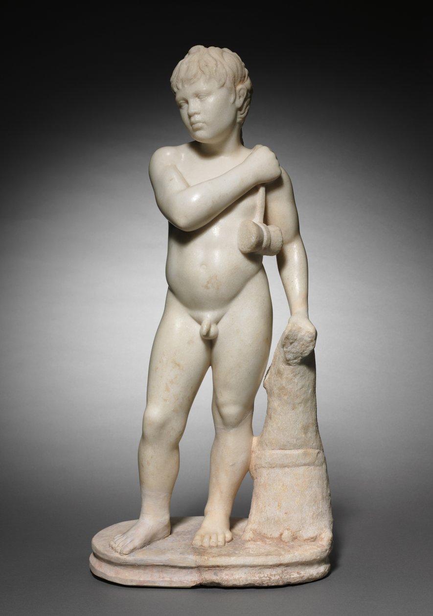 Jeune homme avec poids de saut, c.40-70 - Roman Imperial Period