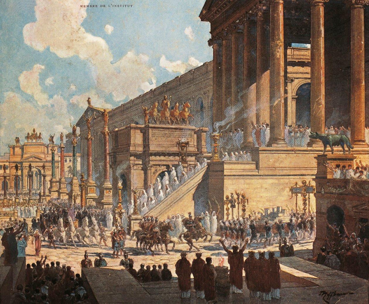 France, Paris, Le Forum Romain - Roman Roman