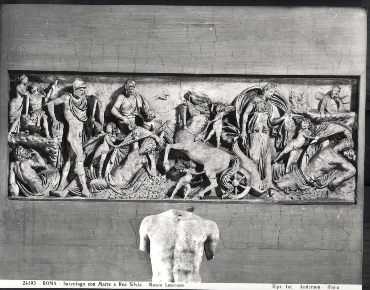 Sarcophage représentant Mars et Rhéa Silvia - Roman Roman