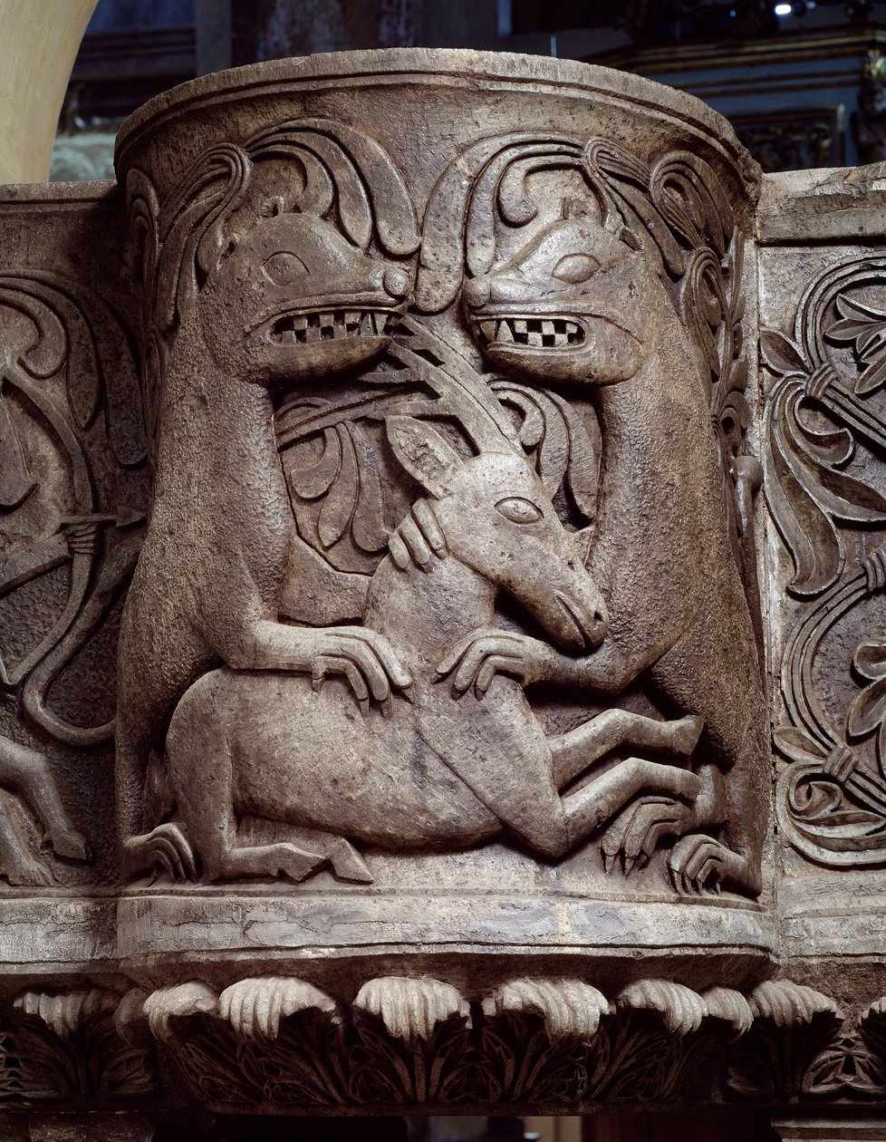 Animaux combattants, détail de l