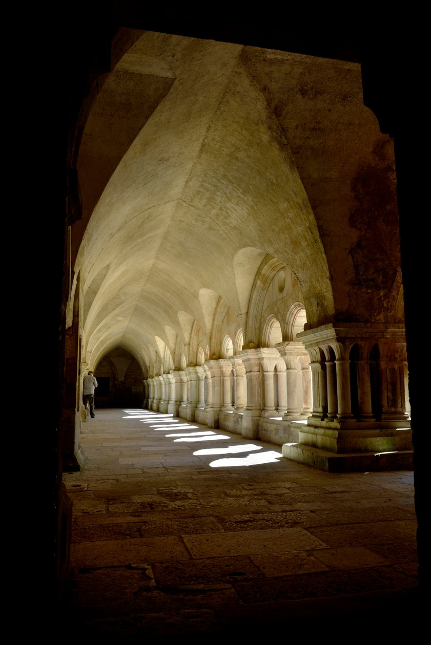 Architecture romane : galerie du cloître de l