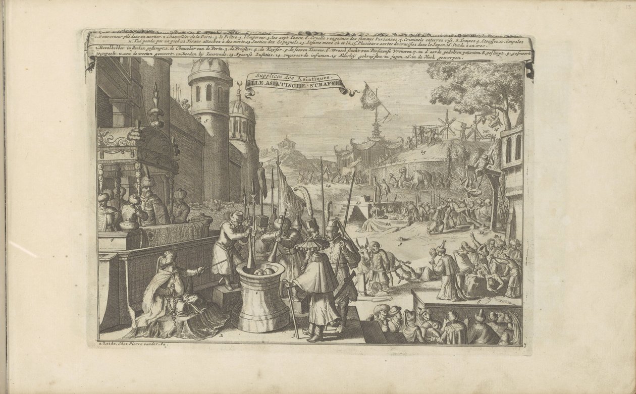 Supplices asiatiques - Romeyn de Hooghe