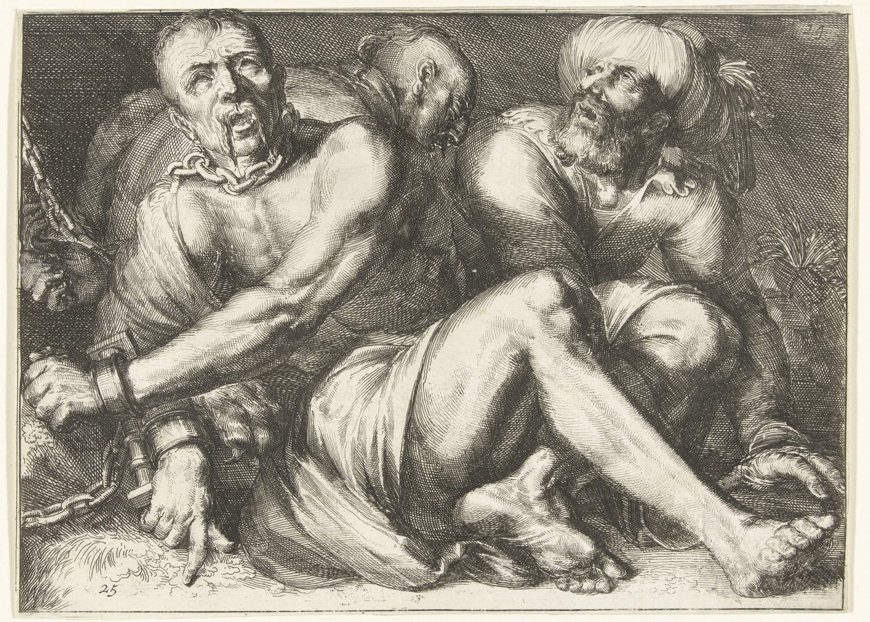 Prisonniers - Romeyn de Hooghe