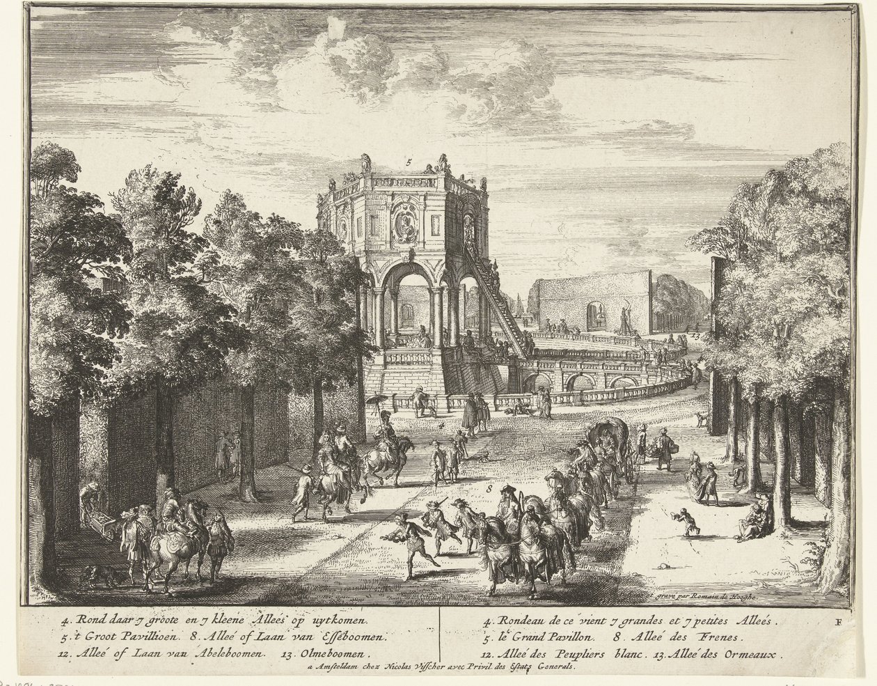 Allée dans le parc d