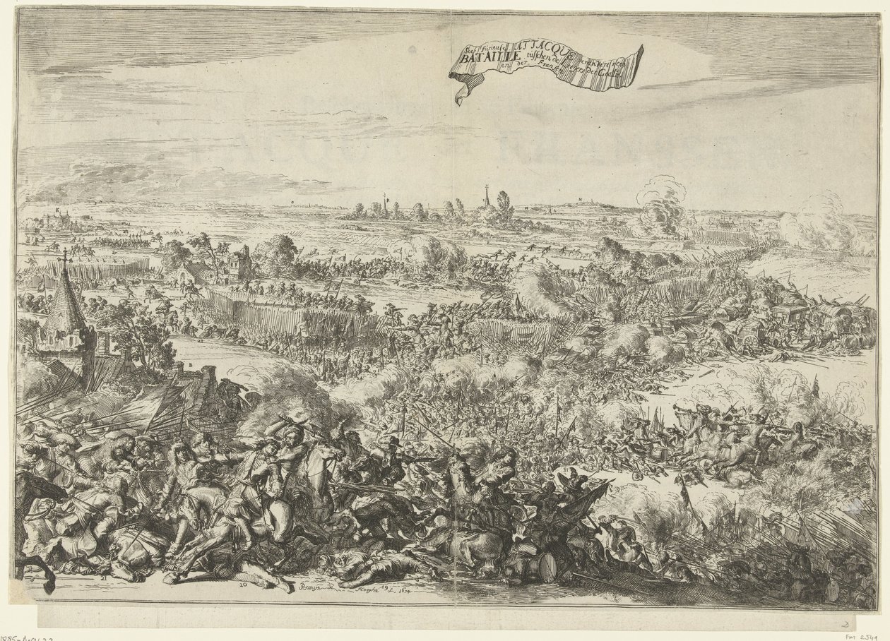 Bataille de Seneffe, 1674 - Romeyn de Hooghe